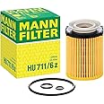 MANN-FILTER HU 711/6 z Oil Filter - CARS + TRANSPORTERS, White
