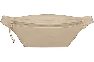 JOHNNY URBAN Fanny Pack Bum Bag Women & Men Beige - Toni - Hip Bag Made of Imination Leather for Festivals, Sports & Travel - Water-Repellent