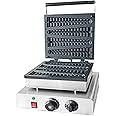 GRACE KITCHEN CCommercial Waffle Toaster Waffle Maker Lolly Stick Waffle Maker Teflon Coated Non-Stick Waffle Baker Waffle Machine Waffle Iron Machine 220V