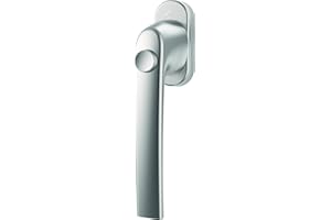 Uchwyt okienny Roto Samba zatrzask naturalny srebrny ze śrubami trzpień czworokątny 7 x 43 mm