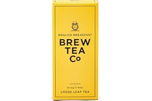 Brew Tea Co - English Breakfast - Strong and Malty - 113g Loose Leaf Tea