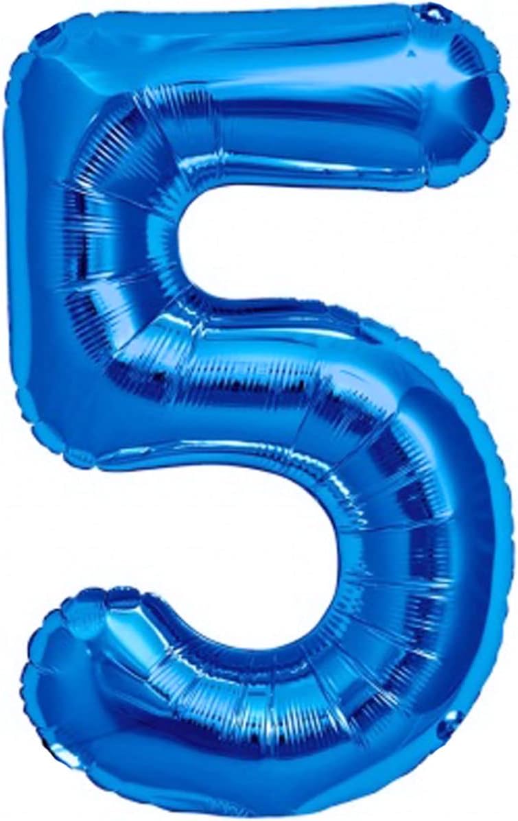 Avis d'Expert & Test Approfondi : Ballon 5e Verjaardag Nummer 5 Blauwe XXL Giga (Sélection)