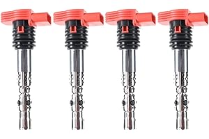 ‎FRANKBERG Frankberg 4x Zündspule Zündmodul Kompatibel mit A4 8E2 2.0L 3.0L 2000-2004 A4 8EC 3.0L 2004-2006 A4 Avant 8E5 2.0L 3.0L 2001-2004 A4 Cabriolet A6 A8 A6 Avant Replace# 06C905115E
