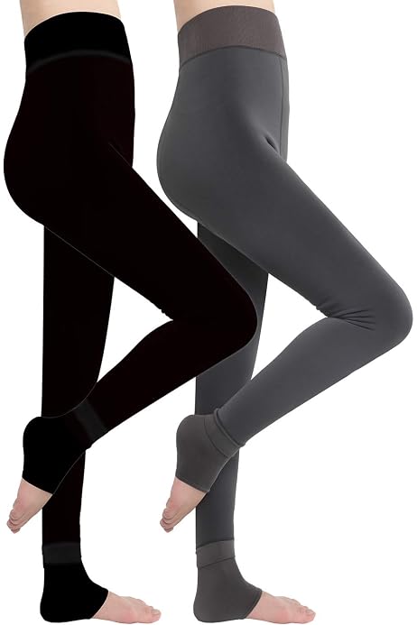 Blostirno Women's Fleece Lined Tights 