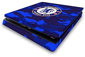 Head Case Designs Officially Licensed Chelsea Football Club Camouflage Mixed Logo Vinyl Sticker Gaming Skin Decal Cover Compatible With Sony PlayStation 4 PS4 Slim Console