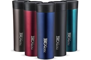 720°DGREE Travel Mug “PleasureToGo“ - 450ml - Leakproof, BPA-Free Stainless Steel Thermo Cup for Coffee & Tea to Go with Lid - Vacuum Insulated Flask - For Hot & Cold Drinks When- & Wherever you Want