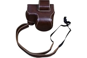 Rieibi Z30 Z50 - Funda de piel sintética vintage para cámara Nikon Z30 Z50 DSLR - Funda protectora Z30 Z50 - Café