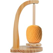 KTCINA Wooden Yarn Spinner, Magnetic Yarn Holder Yarn Ball Holder ...