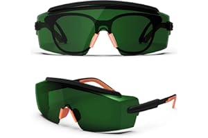 TOREGE IPL 200-2000nm Gafas de seguridad láser Gafas protectoras para la protección de los ojos, Gafas protectoras para la depilación Gafas para hombres Mujeres