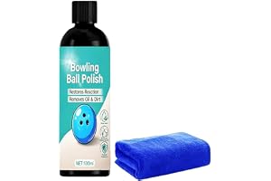 Rengöringsmedel för Bowlingklot 100 ml Djuprengörande Skonsam | Set för Rengöring och Polering av Bowlingklot för Ligaspel Turnering Träning Center och