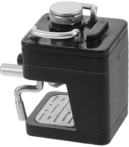 Odoria 1/12 Miniatur Kaffeemaschine – Mit Kanne & Tassen Für Puppenhaus