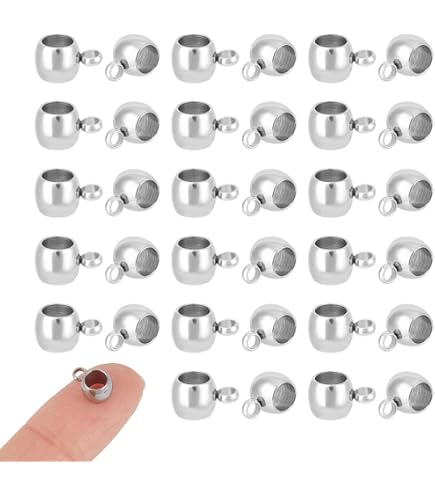 Beebeecraft 1 Boîte De 1000 Pièces De Perles à Sertir En Argent