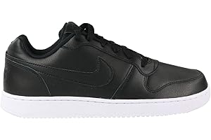 Nike Wmns Ebernon Low - Scarpe da Fitness Donna, Nero (Black/Black/White 001), 40.5 EU
