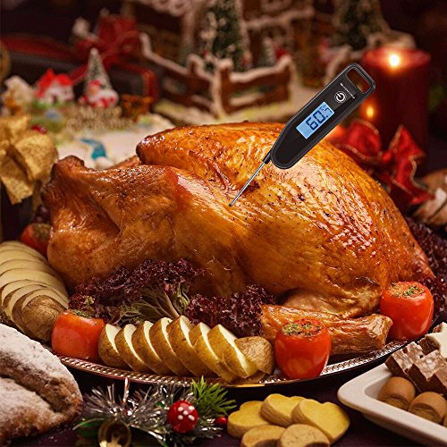 Smartro Instant Read Digital Kochen Thermometer Edelstahl Küchenthermometer für Speisen Fleish Grillen BBQ (classic) - 3