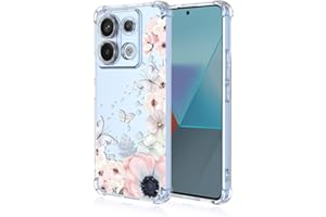 BORYA Funda para Xiaomi Redmi Note 13 5G, Transparente Ultradelgado Suave Sedoso Silicona Carcasa, Antigolpes TPU Bumper Estuche, Elegante Simple Caso, A48