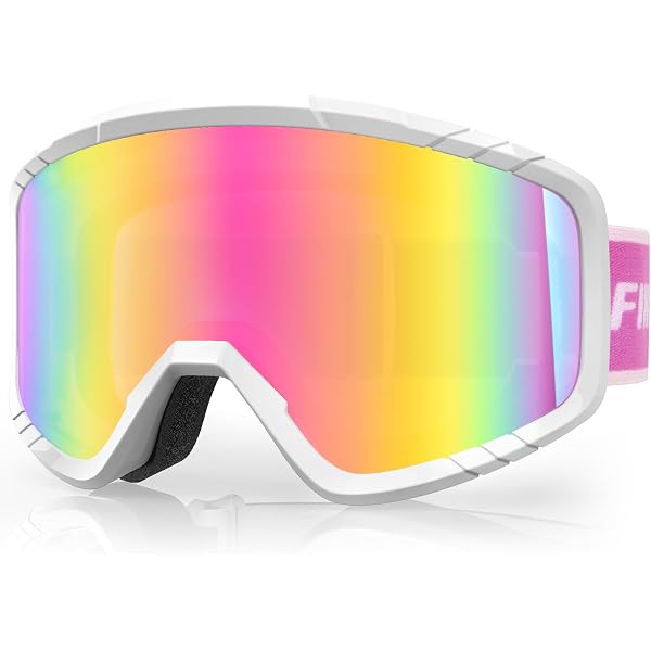 Occffy Ski Goggles Windproof Snowboard Sports Goggles OTG Helmet Compatible Skiing Over Glasses with Anti Fog UV Protection for Mens Womens Snowboarding Skiing Skating Sports & Outdoors