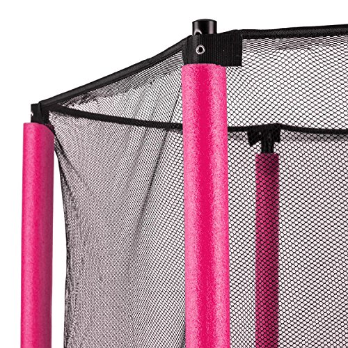 Klarfit Rocketkid Trampolin Minitrampolin Gartentrampolin (für Kinder ab 3 Jahre, 140 cm Durchmesser, bis max. 50 kg belastbar, komplett verschließbares Sicherheitsnetz) verschiedene Farben - 6