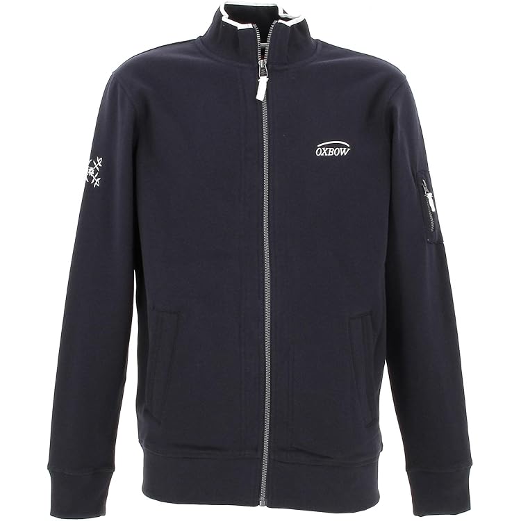 Sweat à Capuche Oxbow Doublure Sherpa - Collection Hiver 2025, Zip Complet, Molleton Brossé 280 G/m²