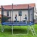 Produktbild Gartentrampoline Trampoline Outdoor-Trampoline Fitness-Trampoline 370cm , inkl. Sicherheitsnetz,Schuhtasche, Bodenanker, Leiter und Abdeckplane