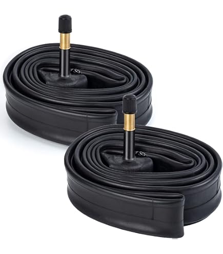Kit 2 Pneus 27.5x1.95 + 2 Chambres à Air 27.5'' – Valve Presta 48 Mm, étanchéité Renforcée, Pour VTT Et Route