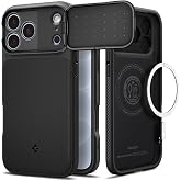 Spigen Optik Armor MagFit Case for iPhone 18 Pro Max / iPhone 17 Pro Max | Compatible with MagSafe, Black