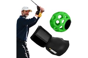 ‎HOLDONELIGHT HoldOneLight Golf-Schwung-Trainer, Golf-Trainingshilfe, Golf-Handgelenk-Trainingshilfe, Golf-Trainingshilfe, Golf-Schwung-Trainer, Essential Swing Posture Corrector für Anfänger (Green)