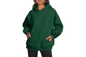 Tomwell Oversized Hoodie Damen Winter Pullover Casual Kapuzenpullover Langarm Sweatshirt Tops mit Taschen
