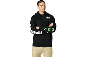 Fox Racing Kawasaki Zip Fleece Felpa con Cappuccio Uomo (Pacco da 1)