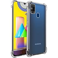 POPIO Back Cover for Samsung Galaxy M31 (Transparent)