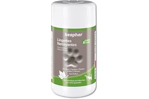 Beaphar – Lingettes nettoyantes Yeux, Oreilles, Pattes et Pelage pour Chien et Chat – Au Calendula aux vertus apaisantes – Facilite Le Nettoyage – Respecte l’épiderme de l’Animal – 100 lingettes