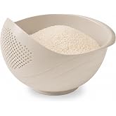 &Ccedil;ok Ama&ccedil;lı S&uuml;zge&ccedil; ve Pirin&ccedil; Kasesi, Oval, Krem, 3 Litre,