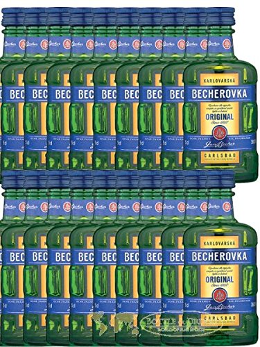 Preisvergleich Produktbild Becherovka Karlsbader Kräuterbitter 20 x 0,05 Liter Miniaturen