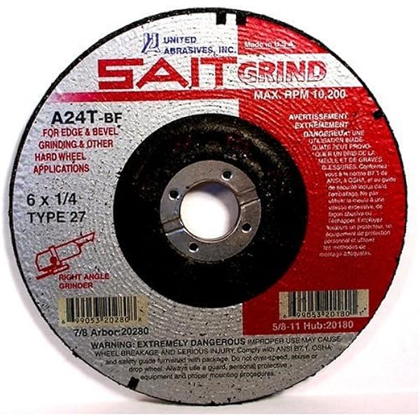 Norton 4-1/2 X .045 X 7/8 In. BlueFire RightCut Depressed Center Wheel Type 27 Za 66252843219