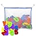 Produktbild Badespielzeug - Bade Buchstaben und Zahlen mit Badezimmer Spielzeug Organizer. Das Beste Lehrreiche Badespielzeug mit Hochwertigem Badezimmer Spielzeug Organizer und Ungiftigen BPA-freuen Schaumstoff Buchstaben. Das Perfekte Geschenk!