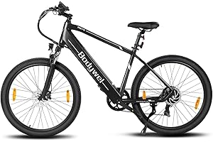 Bodywel M275 Bicicleta Electrica, 27.5" MTB Bici Electrica Adulto con Batería Desmontable 36V 15.6Ah, Frenos de Disco Hidráulicos, Amortiguador Delantero, 7 Velocidades