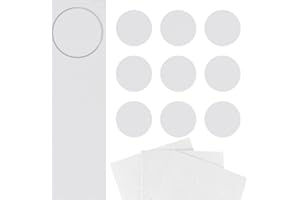 DecoMeister Tapones Adhesivos Para Muebles Madera Tapa Embellecedora Autoadhesiva Para Agujeros Tapas Cubiertas Para Tornillos Pegatina Para Tapar Armario Escritorio Ø20mm Blanco Ártico Mate 27 Piezas