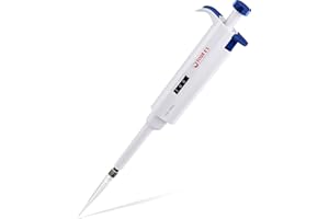 FOUR E'S SCIENTIFIC 100-1000ul Micropipette Single-Channel Pipettor Autoclavable Lab Pipettor Micro Pipette High-Accurate Single-Channel Manual Adjustable Variable Volume Pipettes