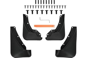 YBAYMY 4 PCS XC40 Mudflaps Mudguard for XC40 2017-2025 Accessories Splash Guard Front & Rear Mudguard Car Accessories with Fixing Screws, Send Z Screwdriver（Suitable for fuel version cars）