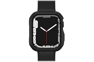 OtterBox Całodzienne etui na zegarek Apple Watch Series 9/8/7-45mm, Odporny na wstrząsy i upadki, elegancki futerał ochronny na zegarek Apple, chroni wyświetlacz i krawędzie, Czarne/Szary