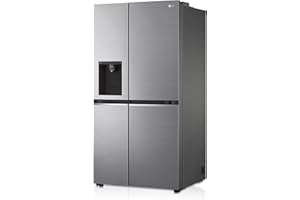 LG GSLV70PZTD - Frigorífico Americano, Nevera Americana, Inverter Linear Compressor, Door Clooning+, Puerta UltraSleek, Clasificación D, 635 L, Color Inox