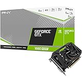 PNY GeForce GTX 1660 Super 6GB Single Fan Grafikkarte VCG16606SSFPPB Schwarz