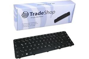 ‎TRADE-SHOP Laptop Keyboard / Notebook Keyboard Replacement German QWERTZ Replaces HP 633183-041, A5G98EA, Model R15 for Pavilion G4 G6 G6S G6T G6X G6-1000 G6-1100 G6-1200 G6-1300 (German Keyboard Layer) out)