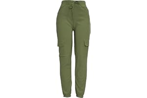 Barfly Fashion New Ladies Cargo Combat Stretch Casual Trousers Womens Slim Fit Sport Jogger