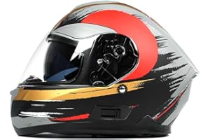 BHR Casco de moto integral con doble visera 814 Ride | Casco de moto Certificado ECE con doble visera anti-rayas | GREY STORM (MATE) | XS