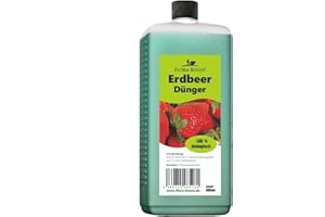 Konfitee Erdbeer Dünger Flora Boost 500ml I Für bis zu 100L Gießwasser I Obst- & Beerendünger für Erdbeeren I Flüssiger Blatt- & Wurzeldünger I 100% natürlicher Pflanzendünger