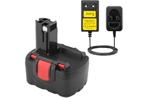 Joiry 14,4 V 3500 mAh NI-MH BAT040 akumulator zastępczy z ładowarką do Bosch 2607335275 260733553333534 2607335711 2607335465 2607335685 2607335685 26007335460 7333566 78 2607335276 BAT038 BAT040