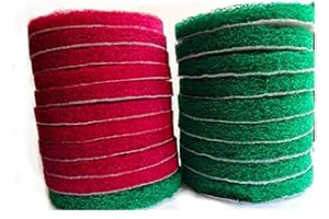 HUAWELL Lot de 20 tampons de nettoyage Drill Power Brush Tile Scrubber Scrub Cleaning - 2 types d'abrasion pour la maison, la cuisine, la maison, l'intérieur et l'extérieur (10,2 cm)