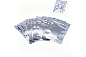 100 st/set 6 x 9 cm antistatiska påsar, premium återförslutningsbara antistatiska påsar för olika precisionsdelar, elektronisk utrustning, hårddisk, datortillbehör