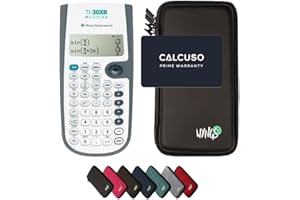TEXAS INSTRUMENTS CALCUSO Ensemble de Base Noir avec Calculatrice TI-30XB MultiView