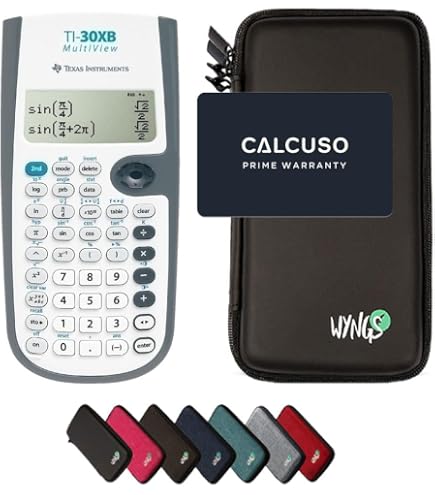 Calculatrice Scientifique Texas Instruments TI-30XB MultiView - Écran LCD 4 Lignes - Solaire Et Pile - Gris/Blanc